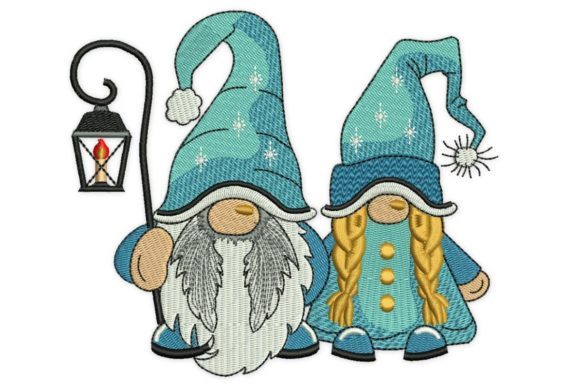 A Designer's Review of the Two Christmas Winter Gnomes Embroidery Design