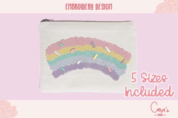 A Designer’s Review of the Puffy Confetty Rainbow Embroidery