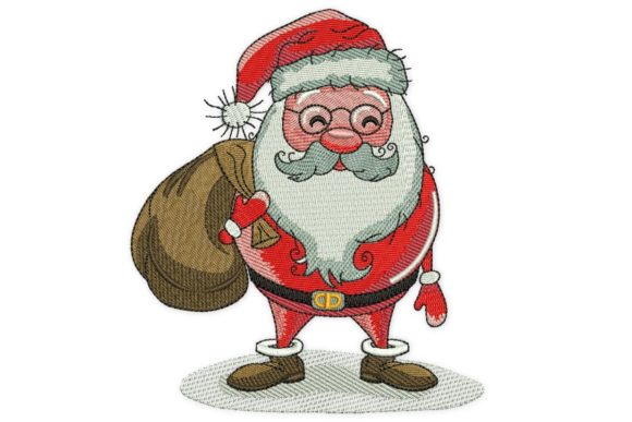 A Designer’s Test: Stitching Cute Santa Claus for Personalized Gifts
