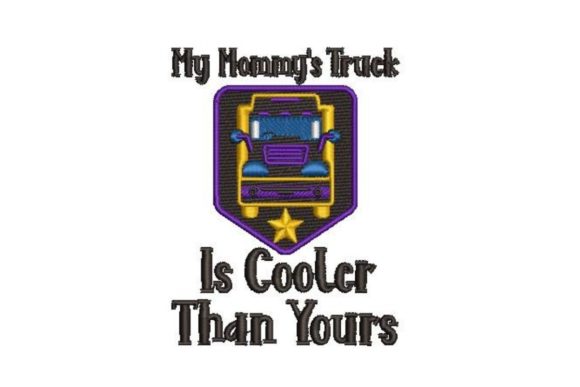 A Truck Mom’s Dream: An Embroidered Badge of Pride