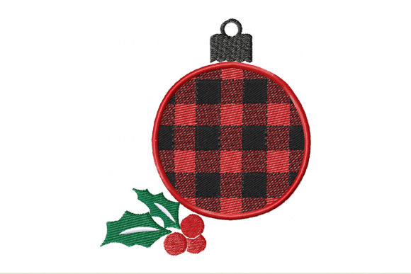 Christmas Holly and Christmas Ball Embroidery Review