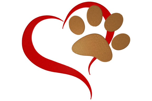 Evaluating Love Dog Paw: A Seller's View on Creative Fabrica Embroidery