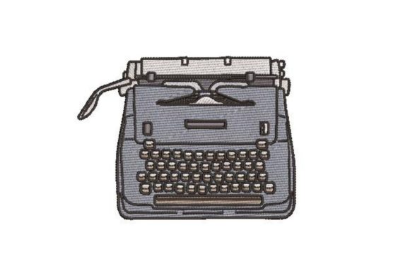 Evaluating the Vintage Typewriter Embroidery Design