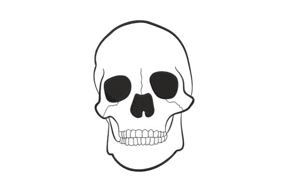 Human Head Skull Embroidery Design Review