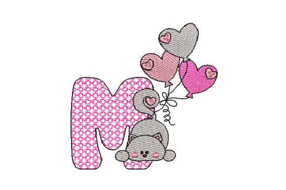 Letter M Cat Sketch: A Designer's Honest Embroidery Review