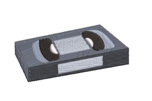 Movie Cassette Embroidery Design