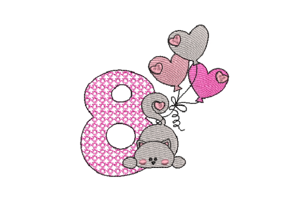 Number 8 Cat Sketch: Embroidered Sweatshirt Review