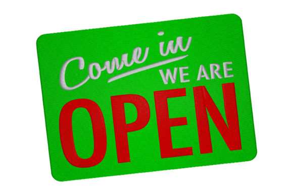 Review: Crafting Warm Welcomes with the 'We Are Open' Sign Design