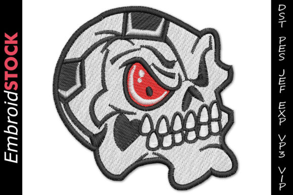 Soccer Ball Skull Head