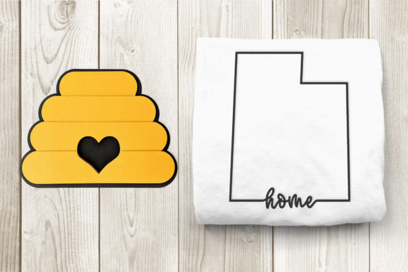 Utah Home State Outline: A Thoughtful Embroidery Gift Design